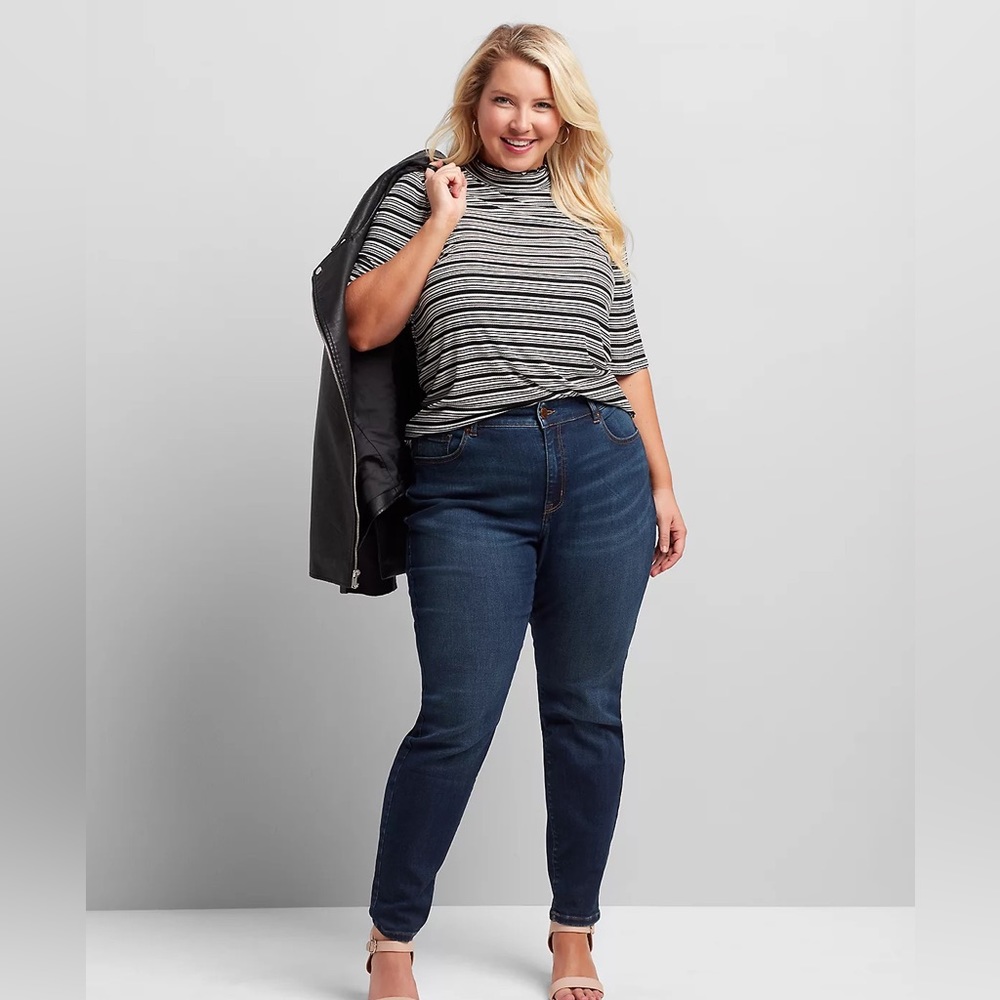 Lane Bryant High Rise Skinny Stretch Jeans
